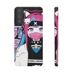 Meena - Creepy cute skeletal kawaii anime girl iPhone samsung Snap Case - kawaiiwaru