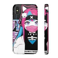 Meena - Creepy cute skeletal kawaii anime girl iPhone samsung Snap Case - kawaiiwaru