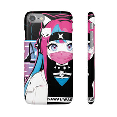 Meena - Creepy cute skeletal kawaii anime girl iPhone samsung Snap Case - kawaiiwaru