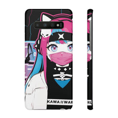 Meena - Creepy cute skeletal kawaii anime girl iPhone samsung Snap Case - kawaiiwaru