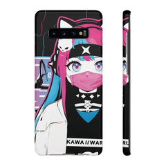 Meena - Creepy cute skeletal kawaii anime girl iPhone samsung Snap Case - kawaiiwaru