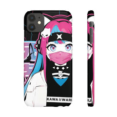 Meena - Creepy cute skeletal kawaii anime girl iPhone samsung Snap Case - kawaiiwaru