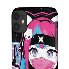 Meena - Creepy cute skeletal kawaii anime girl iPhone samsung Snap Case - kawaiiwaru