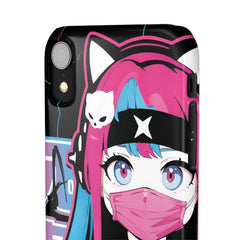 Meena - Creepy cute skeletal kawaii anime girl iPhone samsung Snap Case - kawaiiwaru