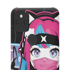 Meena - Creepy cute skeletal kawaii anime girl iPhone samsung Snap Case - kawaiiwaru