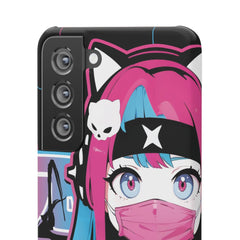 Meena - Creepy cute skeletal kawaii anime girl iPhone samsung Snap Case - kawaiiwaru