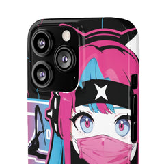 Meena - Creepy cute skeletal kawaii anime girl iPhone samsung Snap Case - kawaiiwaru