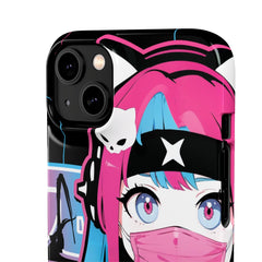 Meena - Creepy cute skeletal kawaii anime girl iPhone samsung Snap Case - kawaiiwaru