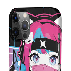 Meena - Creepy cute skeletal kawaii anime girl iPhone samsung Snap Case - kawaiiwaru