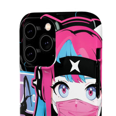 Meena - Creepy cute skeletal kawaii anime girl iPhone samsung Snap Case - kawaiiwaru