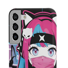 Meena - Creepy cute skeletal kawaii anime girl iPhone samsung Snap Case - kawaiiwaru