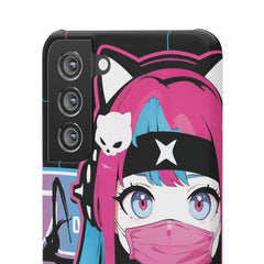 Meena - Creepy cute skeletal kawaii anime girl iPhone samsung Snap Case - kawaiiwaru