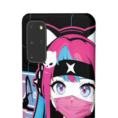 Meena - Creepy cute skeletal kawaii anime girl iPhone samsung Snap Case - kawaiiwaru