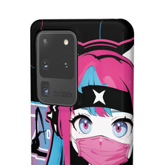 Meena - Creepy cute skeletal kawaii anime girl iPhone samsung Snap Case - kawaiiwaru