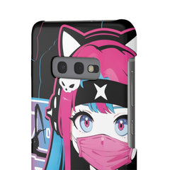 Meena - Creepy cute skeletal kawaii anime girl iPhone samsung Snap Case - kawaiiwaru