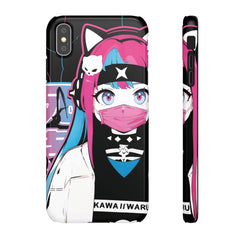 Meena - Creepy cute skeletal kawaii anime girl iPhone samsung Snap Case - kawaiiwaru