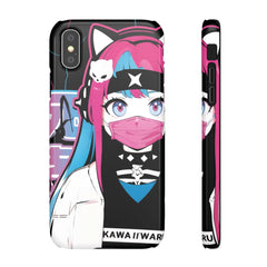 Meena - Creepy cute skeletal kawaii anime girl iPhone samsung Snap Case - kawaiiwaru