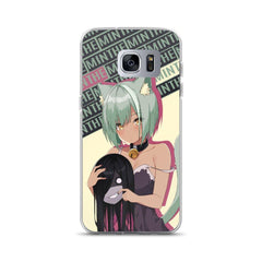 Minthe Creepy Cute Kawaii Neko Anime Girl Samsung Case - kawaiiwaru