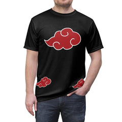 Naruto Akatsuki Unisex AOP Cut & Sew T-shirt (requested) - kawaiiwaru