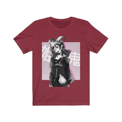 Oni-Hime B&W 1.2 Hentai Demon Kawaii Anime Girl Unisex T-shirt - kawaiiwaru