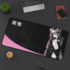 Oni-Hime Black Hentai Demon Kawaii Anime Girl XL Mouse Pad / Desk Mat - kawaiiwaru