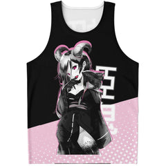 Oni-hime Hentai Demon Kawaii Anime Girl AOP Tank Top - kawaiiwaru