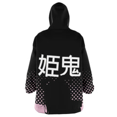 Oni-Hime Hentai Demon Kawaii Anime Girl Snug Hoodie - kawaiiwaru