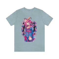 Oni-Hime W/Frame Hentai Demon Kawaii Anime Girl Unisex T-shirt - kawaiiwaru