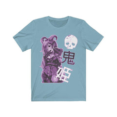 Purple Oni-Hime Hentai Demon Kawaii Anime Girl Unisex T-shirt - kawaiiwaru