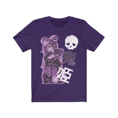 Purple Oni-Hime Hentai Demon Kawaii Anime Girl Unisex T-shirt - kawaiiwaru