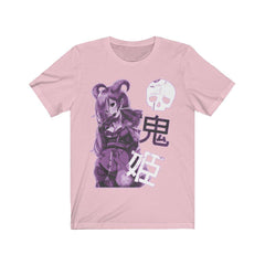 Purple Oni-Hime Hentai Demon Kawaii Anime Girl Unisex T-shirt - kawaiiwaru