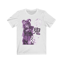 Purple Oni-Hime Hentai Demon Kawaii Anime Girl Unisex T-shirt - kawaiiwaru