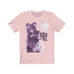 Purple Oni-Hime Hentai Demon Kawaii Anime Girl Unisex T-shirt - kawaiiwaru