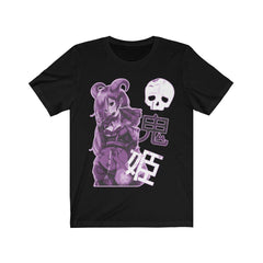 Purple Oni-Hime Hentai Demon Kawaii Anime Girl Unisex T-shirt - kawaiiwaru