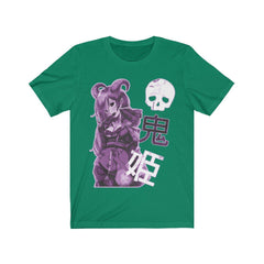 Purple Oni-Hime Hentai Demon Kawaii Anime Girl Unisex T-shirt - kawaiiwaru