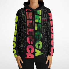 Rebecca - Cyberpunk Anime Girl Unisex AOP Hoodie - kawaiiwaru