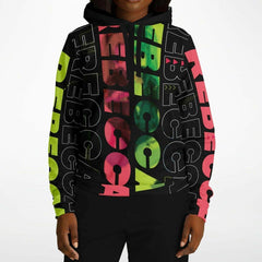 Rebecca - Cyberpunk Anime Girl Unisex AOP Hoodie - kawaiiwaru