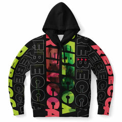 Rebecca - Cyberpunk Anime Girl Unisex AOP Hoodie - kawaiiwaru