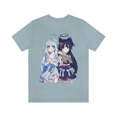 Saidah and Laylah - Dark and Light Angel Twins Unisex T-shirt - kawaiiwaru