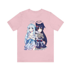 Saidah and Laylah - Dark and Light Angel Twins Unisex T-shirt - kawaiiwaru