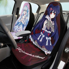 Saidah and Laylah - Dark and Light Anime Angel Twins Anime Car Seat Cover (x2) - kawaiiwaru