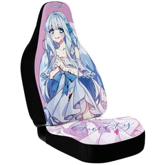 Saidah and Laylah - Dark and Light Anime Angel Twins Anime Car Seat Cover (x2) - kawaiiwaru