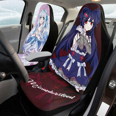 Saidah and Laylah - Dark and Light Anime Angel Twins Anime Car Seat Cover (x2) - kawaiiwaru