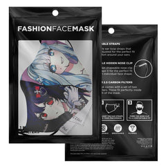 Saidah and Laylah - Dark and Light Anime Angel Twins Face Mask - kawaiiwaru