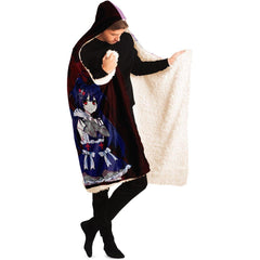 Saidah and Laylah - Dark and Light Anime Angel Twins Hooded Blanket - kawaiiwaru