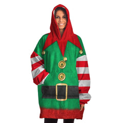 Santa's Elf Snug Hoodie - kawaiiwaru