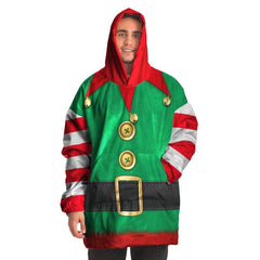 Santa's Elf Snug Hoodie - kawaiiwaru