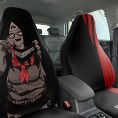 Sehen cosplaying as Himiko Toga - Dark Edition - Crazy Waifu Anime Girl Car Seat Cover (x2) - kawaiiwaru