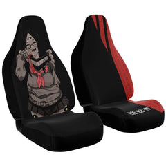 Sehen cosplaying as Himiko Toga - Dark Edition - Crazy Waifu Anime Girl Car Seat Cover (x2) - kawaiiwaru