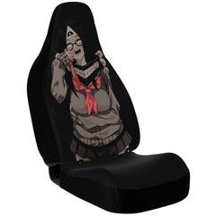 Sehen cosplaying as Himiko Toga - Dark Edition - Crazy Waifu Anime Girl Car Seat Cover (x2) - kawaiiwaru